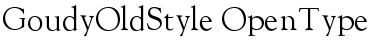 Goudy OldStyle Font