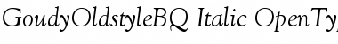 Download Goudy Old Style BQ Font