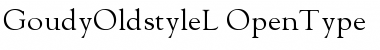 GoudyOldstyleL Regular Font