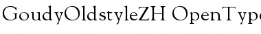 Download GoudyOldstyleZH Font