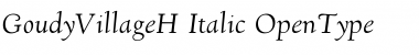 GoudyVillage H-Italic