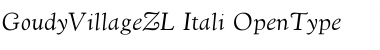 GoudyVillage ZL-Itali Font
