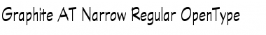 Graphite AT Narrow Regular Regular Font