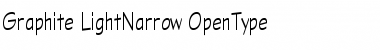 Graphite LightNarrow Font