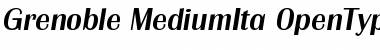 Grenoble-MediumIta Regular Font