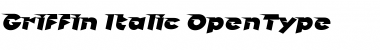 Griffin Italic Font