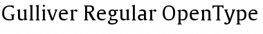 Gulliver-Regular Regular Font