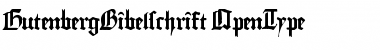 Download GutenbergBibelschrift Font
