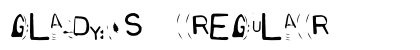 GLADYS Regular Font GLADYS Regular Font Preview