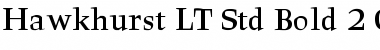 Download Hawkhurst LT Std Bold Font
