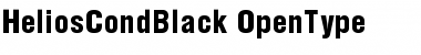 HeliosCondBlack Regular Font