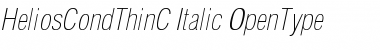 HeliosCondThinC Italic