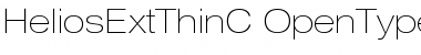 HeliosExtThinC Regular Font