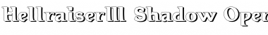 Hellraiser3 Shadow Font