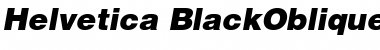 Helvetica .Black Oblique