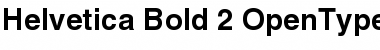 Helvetica Bold Font