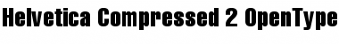 Helvetica Compressed Font
