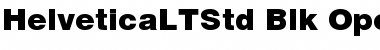 Helvetica LT Std Black Font