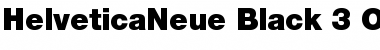 Helvetica Neue 95 Black Font