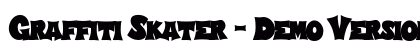 Graffiti Skater - Demo Version Regular Font Graffiti Skater - Demo Version Regular Font Preview