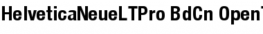 Helvetica Neue LT Pro 77 Bold Condensed