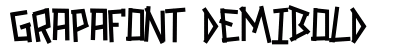 GRAPAFONT DemiBold Font GRAPAFONT DemiBold Font Preview