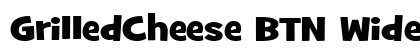 GrilledCheese BTN Wide Bold Font GrilledCheese BTN Wide Bold Font Preview