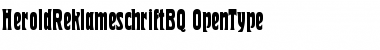 Herold Reklameschrift BQ Regular Font
