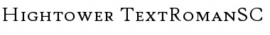 Hightower TextRomanSC Font