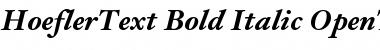 Download HoeflerText-Bold-Italic Font
