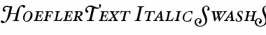Download HoeflerText-Italic-SwashSC Font