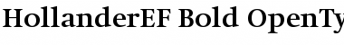 HollanderEF-Bold Regular Font