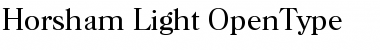 Download Horsham-Light Font