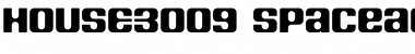 HOUSE3009 Spaceage-Heavy-Round Font
