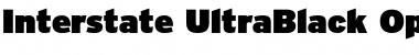 Interstate UltraBlack Font