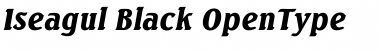 Iseagul Black Font