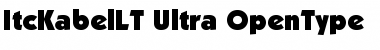 ITC Kabel LT Ultra Font