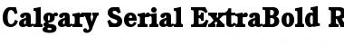 Download Calgary-Serial-ExtraBold Font
