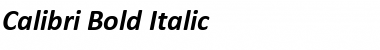 Calibri Bold Italic