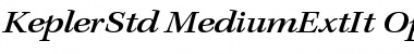 Kepler Std Medium Extended Italic