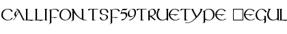 CallifontsF59TrueType Regular Font