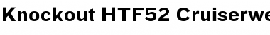 Knockout HTF52-Cruiserweight Font