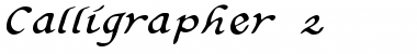 Download Calligrapher 2 Font
