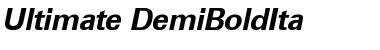 Ultimate-DemiBoldIta Regular Font