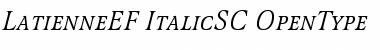 LatienneEF ItalicSC Font