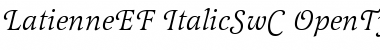 LatienneEF ItalicSwC Font