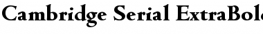 Download Cambridge-Serial-ExtraBold Font