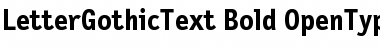 Download LetterGothicText Font