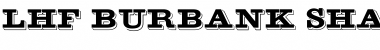 LHF Burbank Shadow Regular Font
