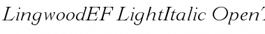 LingwoodEF Font